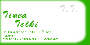 timea telki business card